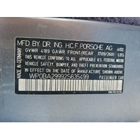 2002 Porsche 911 Targa (996) - Seal Grey Metallic - Stock #26083