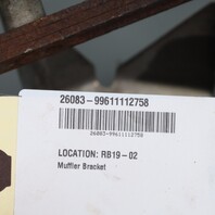 2002-2004 Porsche 911 996 Left Muffler Support Bracket 99611112758 OEM