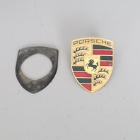 Porsche 911 Boxster Cayenne Hood Emblem Crest Badge OEM 99655921100