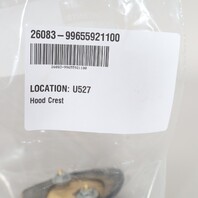 Porsche 911 Boxster Cayenne Hood Emblem Crest Badge OEM 99655921100