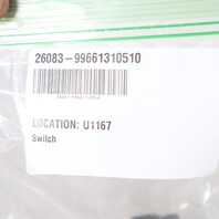 2002-2004 Porsche 911 996 Boxster 986 Front Trunk Release Switch 99661310610 OEM