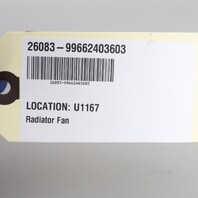 1999-2004 Porsche 911 996 Engine Lid Electric Cooling Fan OEM 99662403603
