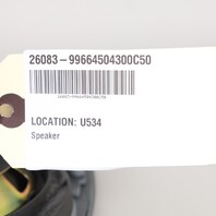2002-2004 Porsche 911 996 Left Rear Speaker BOSE Grey 99664504300 OEM