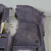 1999-2004 Porsche 911 996 Convertible Floor Carpet Blue 99655101104 OEM