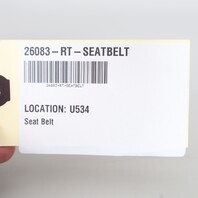2002-2012 Porsche 911 996 997 Coupe Right Front Seat Belt Retractor OEM