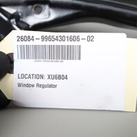 1999-2004 Porsche 911 996 Right Quarter Window Regulator 99654301606 OEM