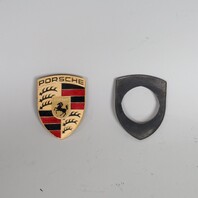 Porsche 911 Boxster Cayenne Hood Emblem Crest Badge OEM 99655921100