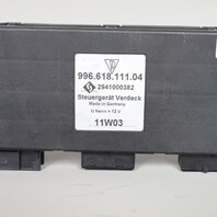 2002-2004 Porsche 911 996 Convertible Top Module 99661811104 OEM