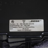 2002-2004 Porsche 911 996 Front Subwoofer Speaker Box BOSE Blue OEM