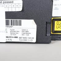 Porsche 911 997 Boxster Cayman 987 Cayenne CD Changer CDC-4 OEM