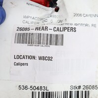 2006-2010 Porsche Cayenne Turbo "S' Rear Brake Caliper Set Brembo Pair OEM