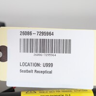 2007-2013 BMW X5 X6 Right Front Seat Belt Buckle 72117295964 OEM