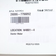 2009-2013 BMW 335d X5 M57 Diesel Starter Motor 12417796892 OEM