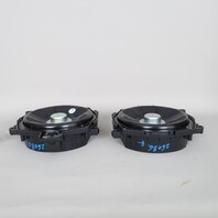 2007-2014 BMW X3 X5 Floor Speaker Subwoofer Pair Set 65139218695 OEM