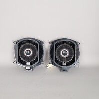 2007-2014 BMW X3 X5 Floor Speaker Subwoofer Pair Set 65139218695 OEM