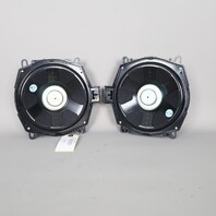 2007-2014 BMW X3 X5 Floor Speaker Subwoofer Pair Set 65139218695 OEM