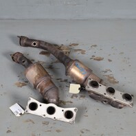 2010-2013 BMW 128i 328i Exhaust Manifold Front Rear Set 18407556989 OEM