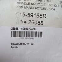 2013-2016 Audi A4 A5 A6 A7 Q5 Right Front Spindle Knuckle Hub 4G0407254B OEM