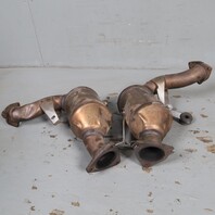 2013-2017 Audi Q5 3.0 Exhaust Manifold Downpipe Pair Right / Left OEM