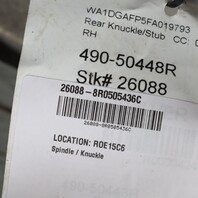 2012-2017 Audi A6 A7 Q5 Quattro Right Rear Spindle Knuckle Hub 8R0505432F OEM