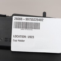 2005-2012 Porsche 911 997 Boxster Cayman 987 Dash Cup Holder Galvano Silver OEM