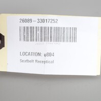 04-10 BMW X3 04-06 BMW X5 Right Passenger Front Seat Belt Buckle 72119119540 OEM