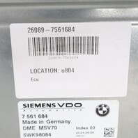 2006-2008 BMW Z4 N52 Engine Computer Module ECU ECM DME OEM
