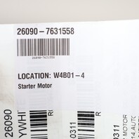 BMW 335i 435i 535i 640i 740i X3 X5 X6 M3 M4 Starter Motor 12417631558 OEM