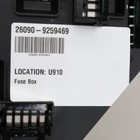 2013-2014 BMW X3 F25 Rear Fuse Box Rear 61149259469 OEM