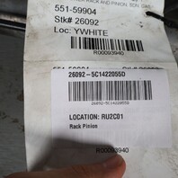 2011-2014 Volkswagen Jetta 2.0 CBPA Steering Gear Rack Pinion 5C1422055P OEM