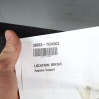 2006-2010 BMW 550i 650i Radiator Support Carrier Bracket OEM 17117534902