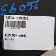 BMW 525i 528i 535i 550i 650i Rear Fuse Relay Box 61149138830 OEM