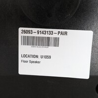 2004-2010 BMW 525i 535i 545i 550i 645i 650i Floor Speaker Subwoofer Set Pair OEM