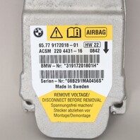 2009 BMW 650i Crash Diagnostic Diagnostic Control Module 65779172018 OEM