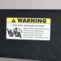 2006-2010 BMW 650i M6 E63 Coupe Sun Visor Set Pair Alcantara OEM