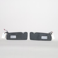 2006-2010 BMW 650i M6 E63 Coupe Sun Visor Set Pair Alcantara OEM