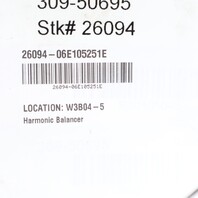 2011-2018 Porsche Cayenne Panamera Hybrid Crankshaft Harmonic Balancer OEM