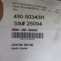 2011-2014 Porsche Cayenne 958 Right Rear Spindle Knuckle Hub OEM