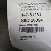 2011-2018 Porsche Cayenne VW Touareg Rear Axle Shaft CV Joint OEM 7P0501201D