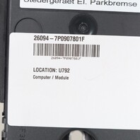 2011-2016 Porsche Cayenne Parking Brake Module 7P0907801F OEM