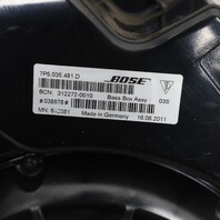 2011-2016 Porsche Cayenne Subwoofer Rear Speaker BOSE OEM 7P5035481D