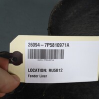 2011-2018 Porsche Cayenne 958 Left Driver Rear Fender Liner OEM 7P5810971A