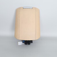 2011-2018 Porsche Cayenne 958 Center Console Lid Armrest Beige Leatherette OEM