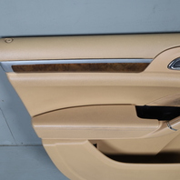 2011-2018 Porsche Cayenne 958 Left Front Door Panel Leatherette Black OEM