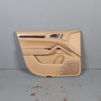 2011-2018 Porsche Cayenne 958 Left Front Door Panel Leatherette Black OEM