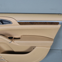 2011-2018 Porsche Cayenne 958 Right Front Door Panel Leatherette Beige OEM