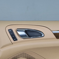 2011-2018 Porsche Cayenne 958 Right Front Door Panel Leatherette Beige OEM