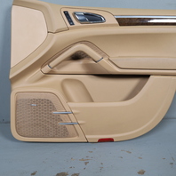 2011-2018 Porsche Cayenne 958 Right Front Door Panel Leatherette Beige OEM