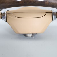 2011-2016 Porsche Cayenne Panamera Multifunction Steering Wheel Beige Walnut OEM