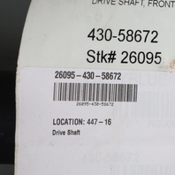 2013-2020 BMW 320i 330i 428i 430i xDrive Front Drive Shaft OEM 26207632650